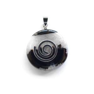 Donut (3 cm) aus Achat (Kristall Achat) inkl. Halter